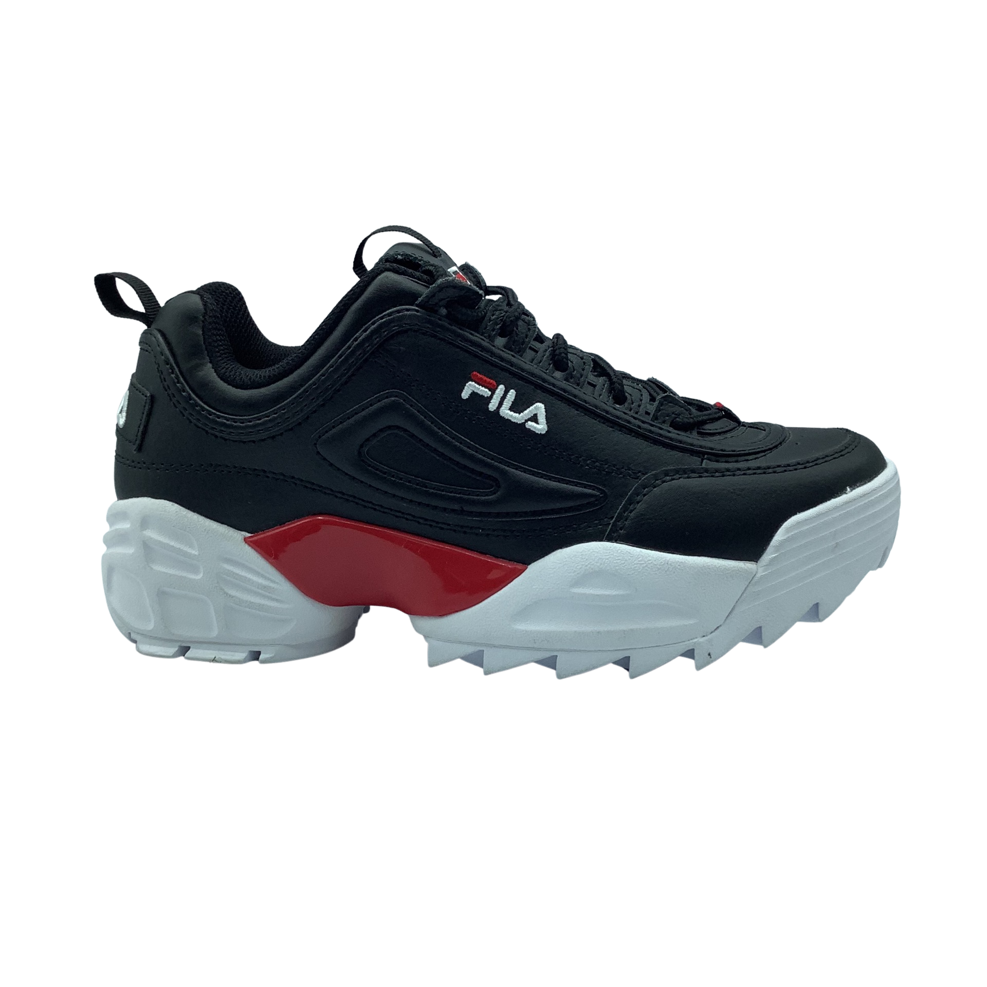 Fila disruptor 2 hot sale men's black and white