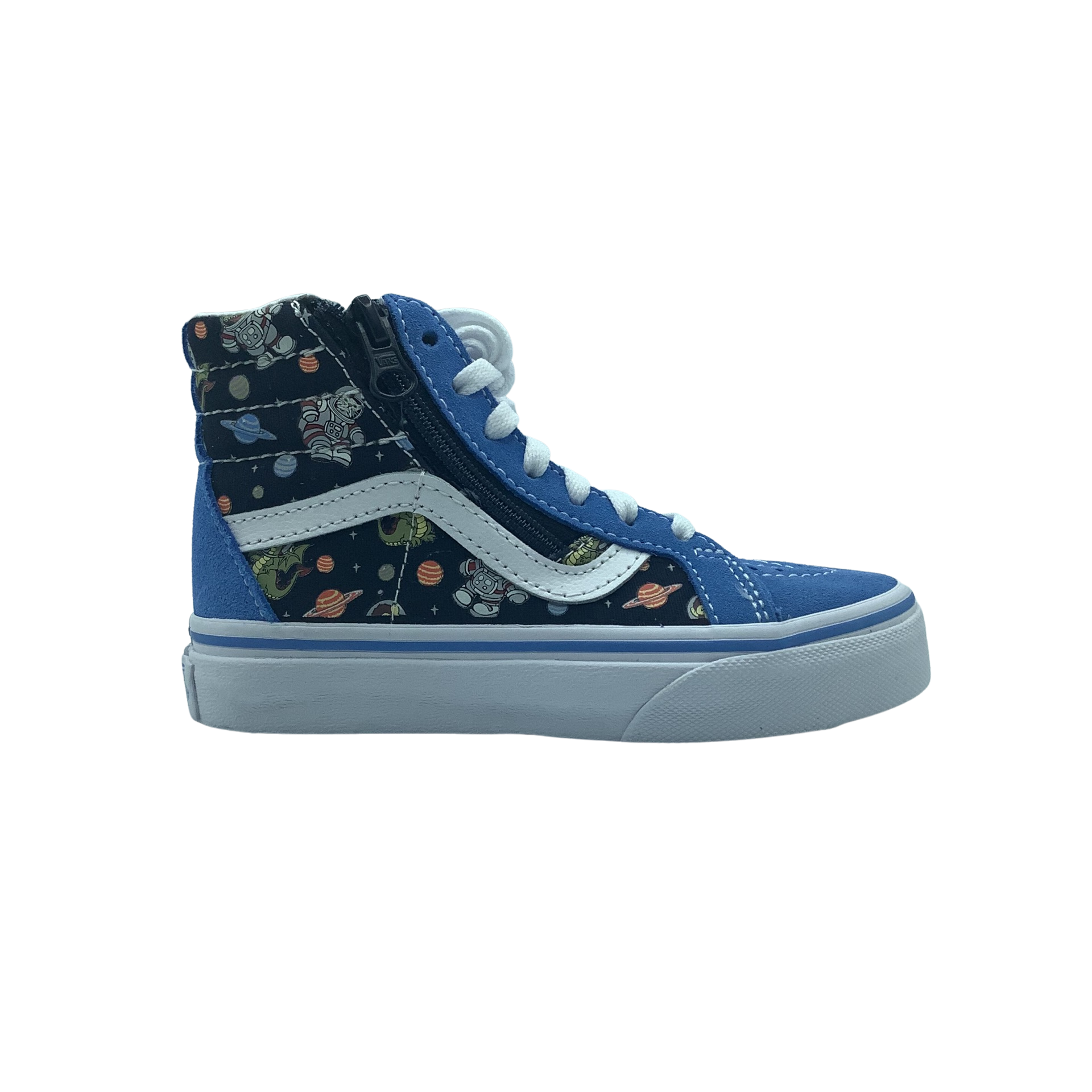 High Top Supreme Vans Glow Vans Skate Sk8-hi Glow Skulls Shoes In