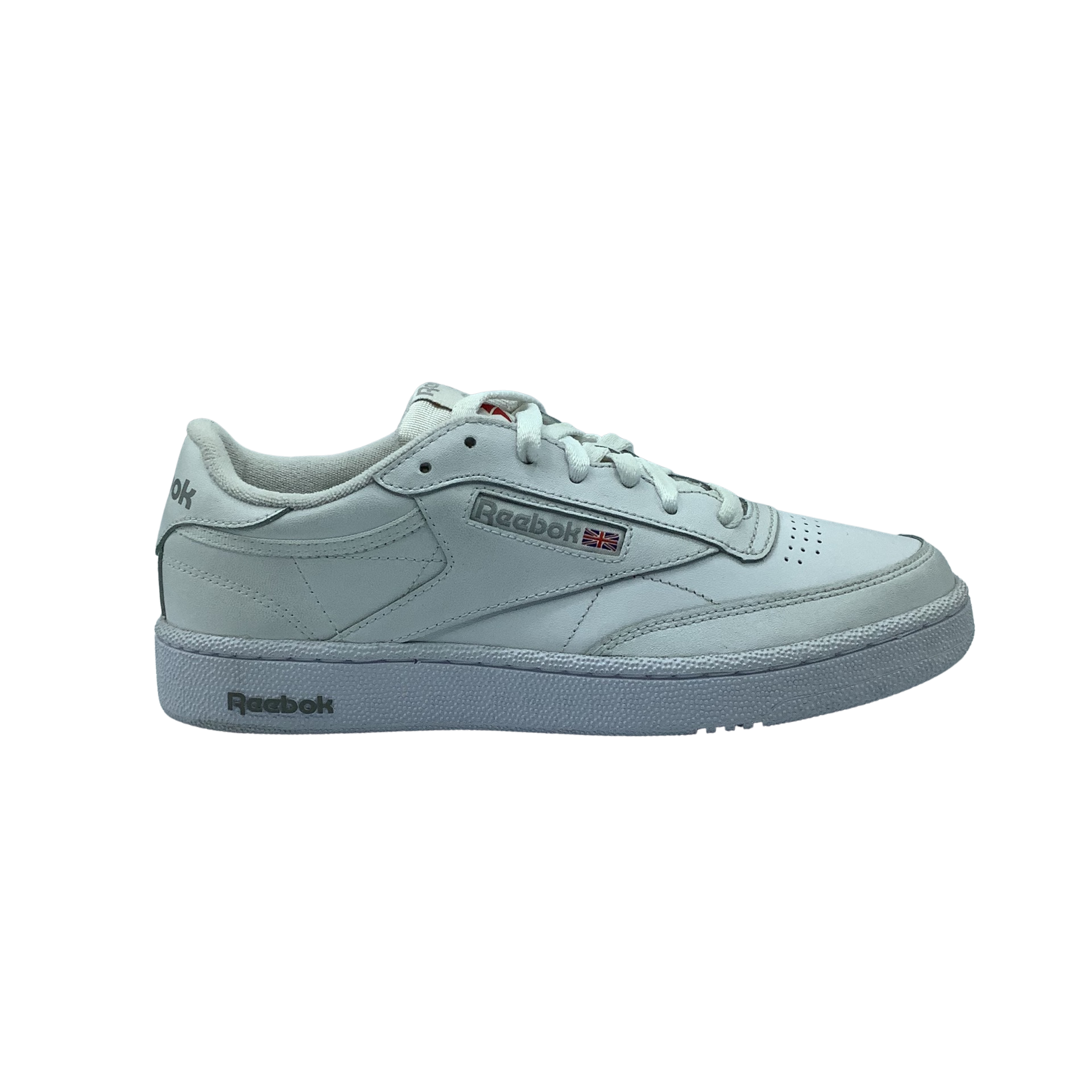 Grey reebok club c sales