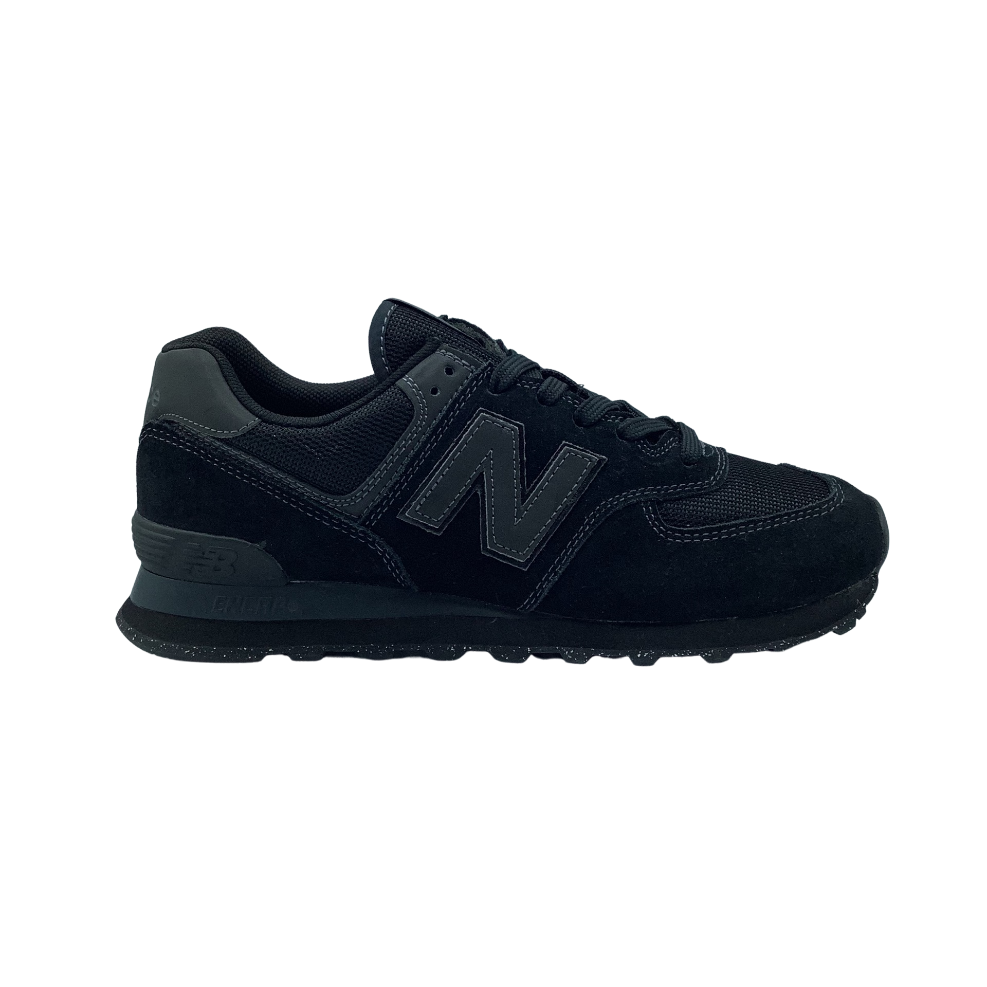 New balance 574 cheap mens shoes all black