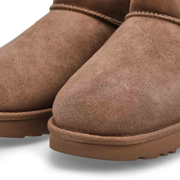 UGG Classic Ultra Mini — Beige and Brown (Women's)