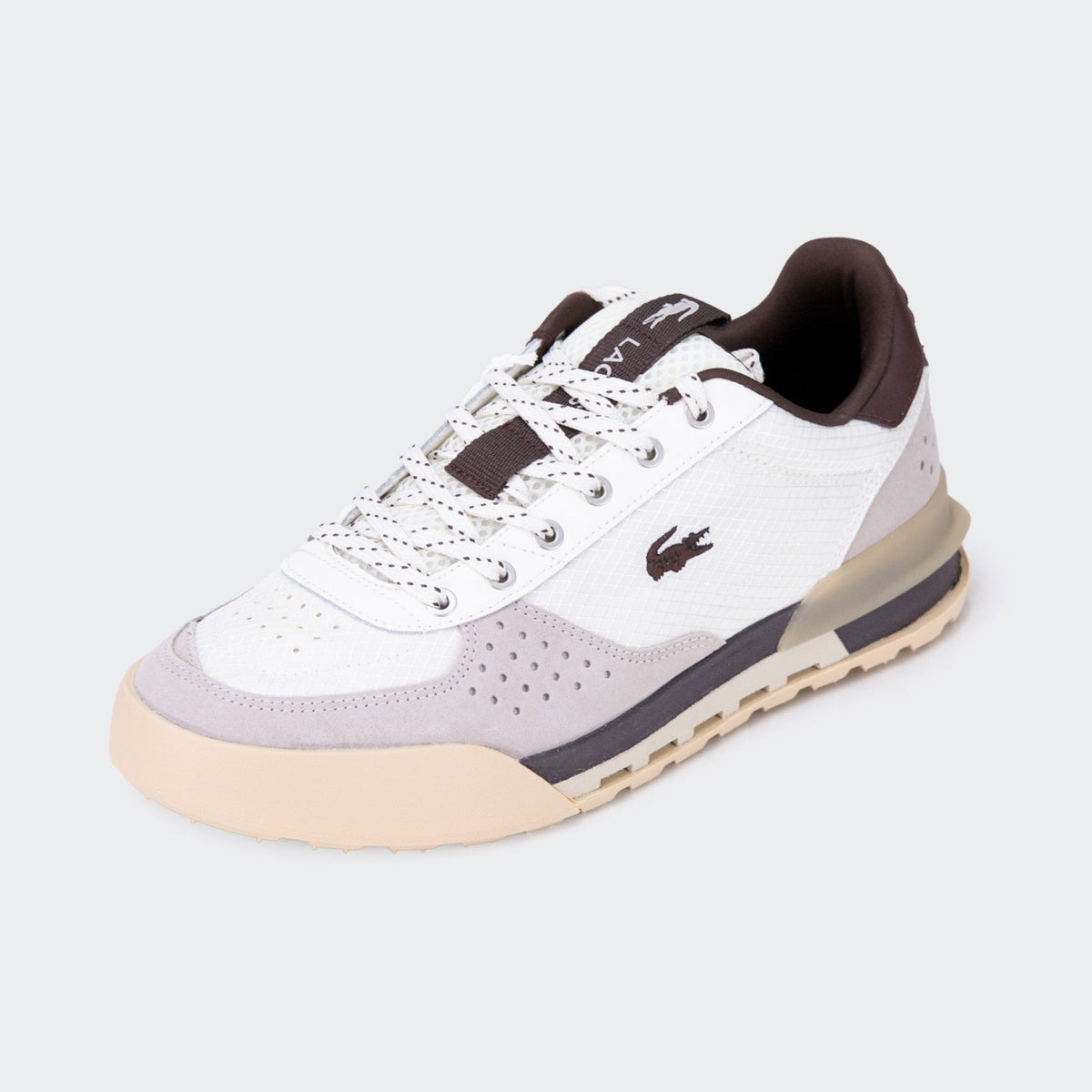 Lacoste Slam Break 226 1 SMA — Blanc cassé et Brun (Homme)