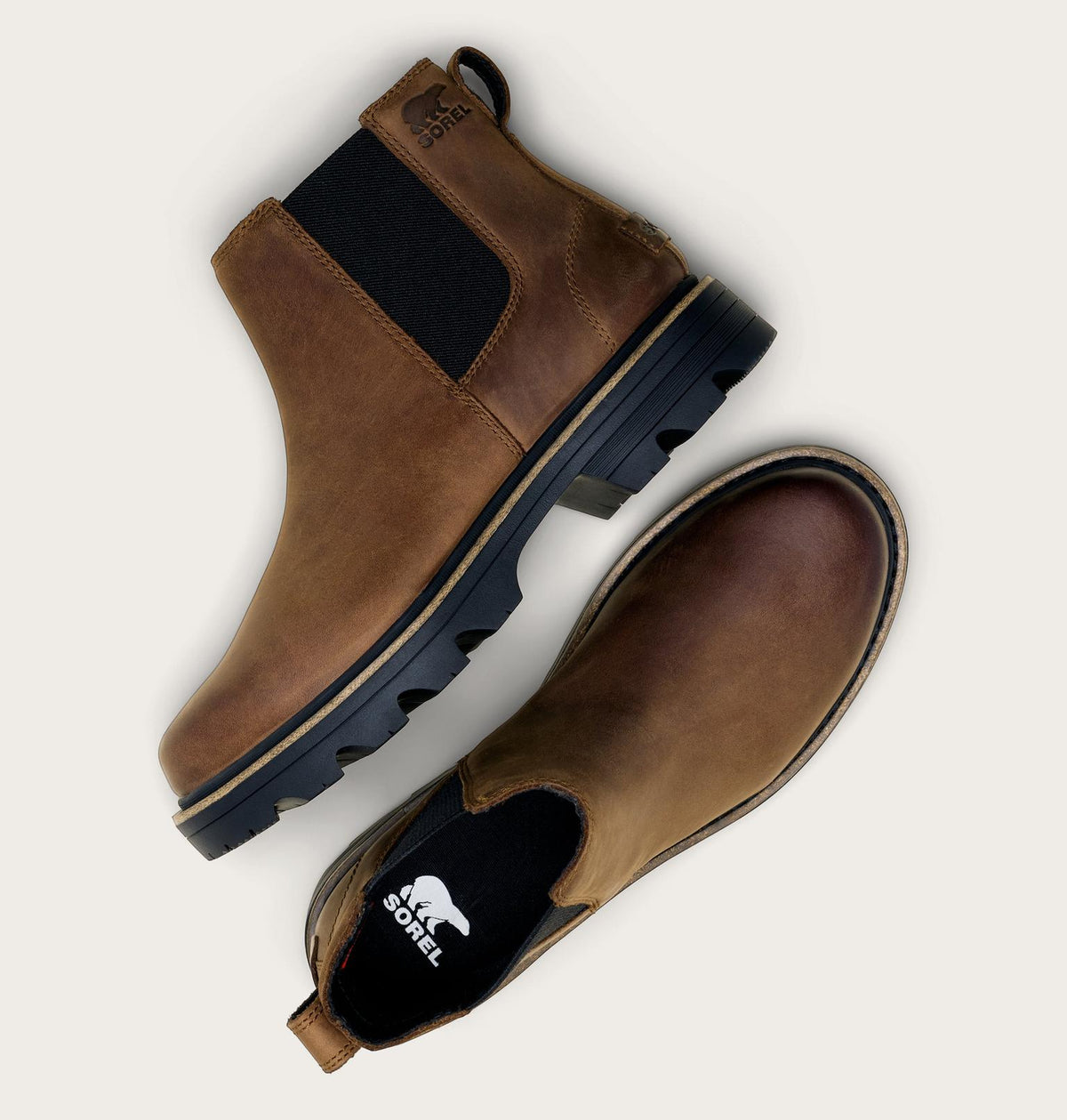 SOREL Revel RD Chelsea Waterproof Boot — Brown (Women's)