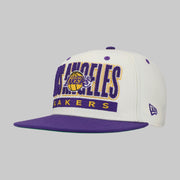 New Era Los Angeles Lakers 9FIFTY Snapback —Beige et Violet