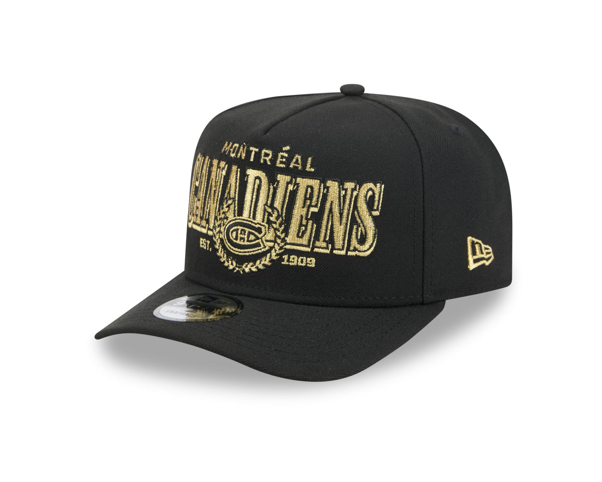 New Era Canadiens Montreal 9FIFTY Snapback — Noir et or