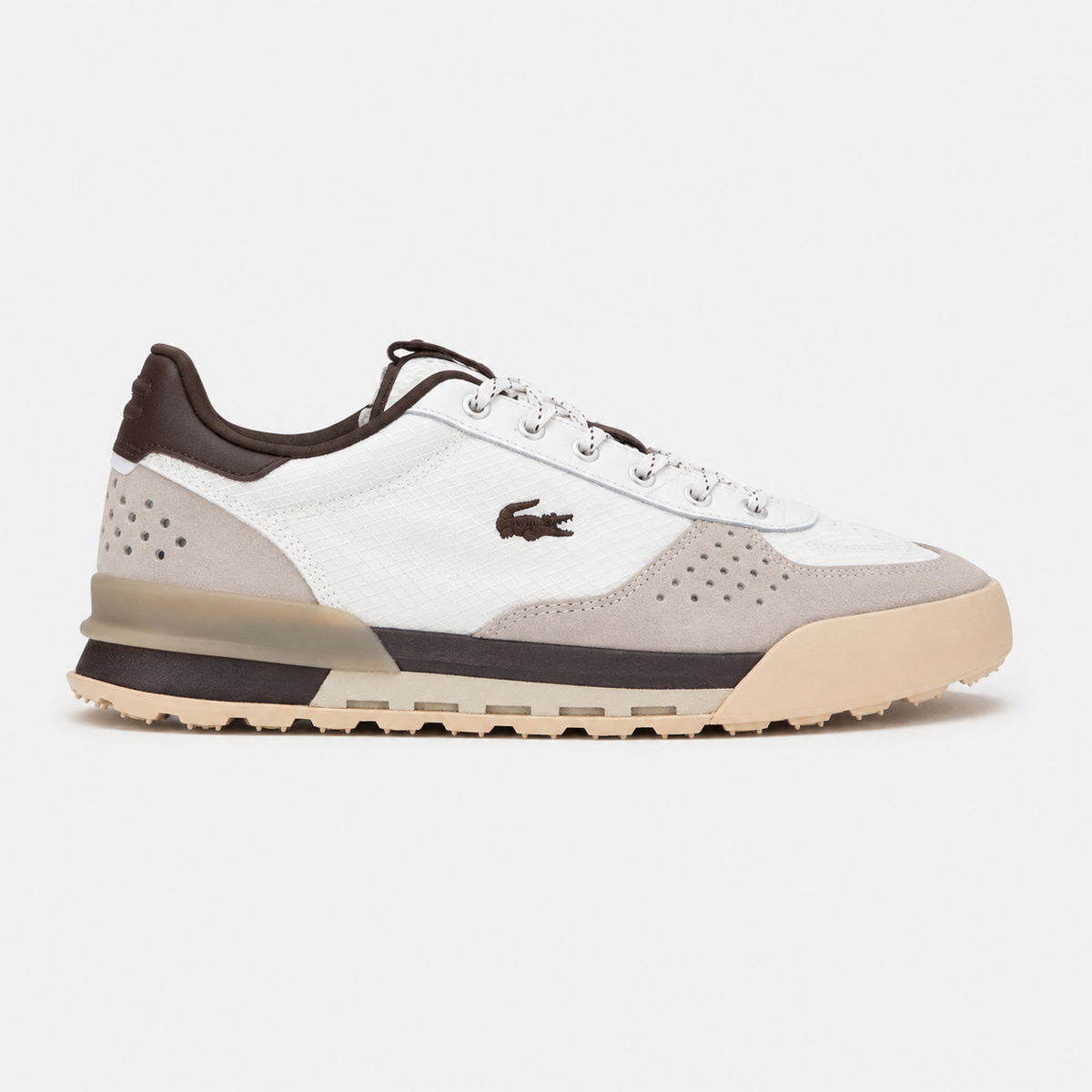 Lacoste Slam Break 226 1 SMA — Blanc cassé et Brun (Homme)