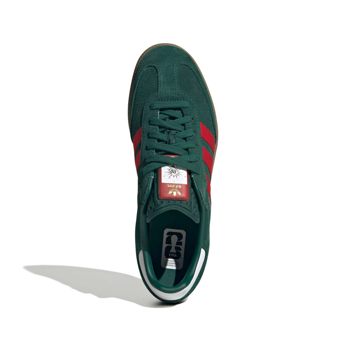 Adidas Samba OG — Green and Red (Men's)
