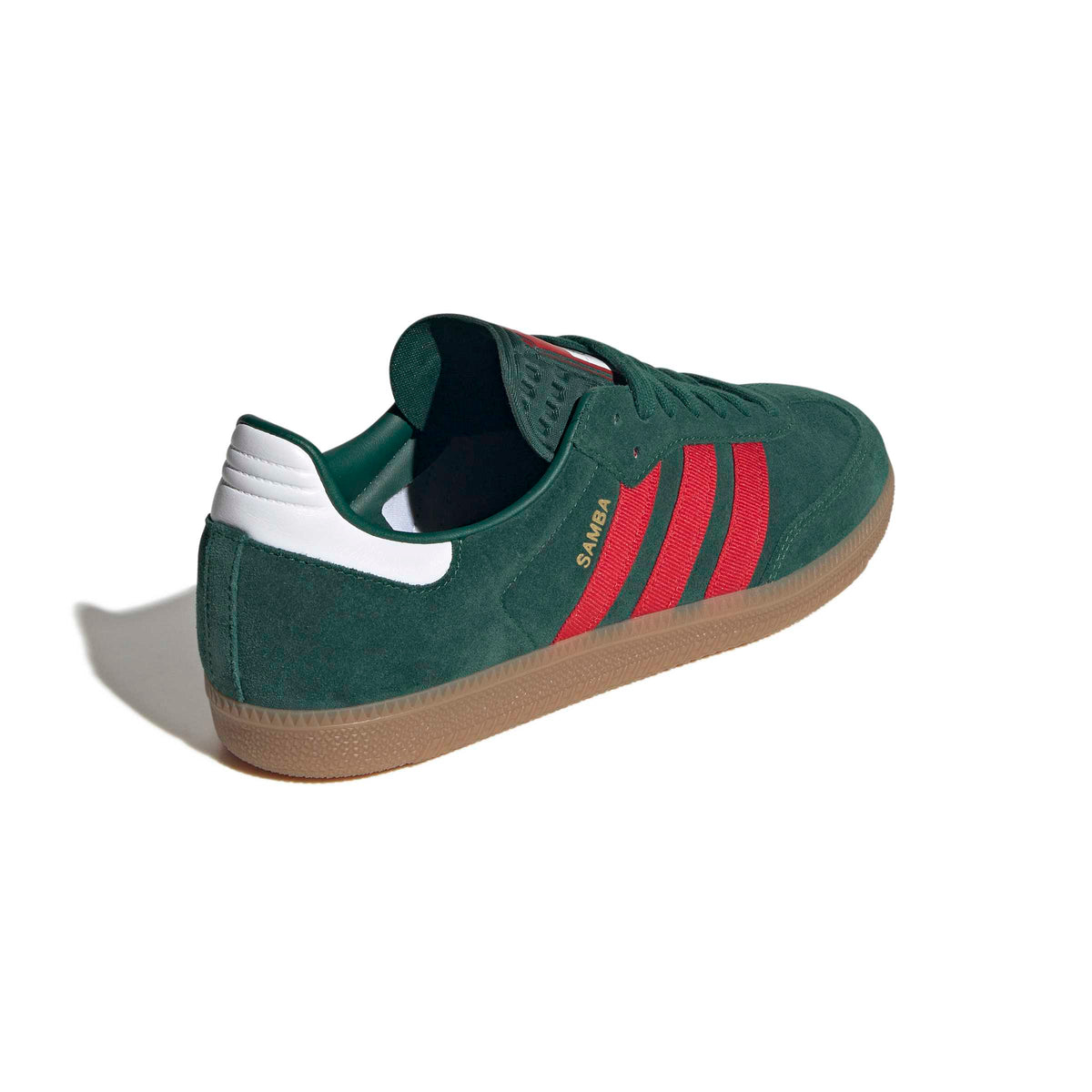 Adidas Samba OG — Green and Red (Men's)
