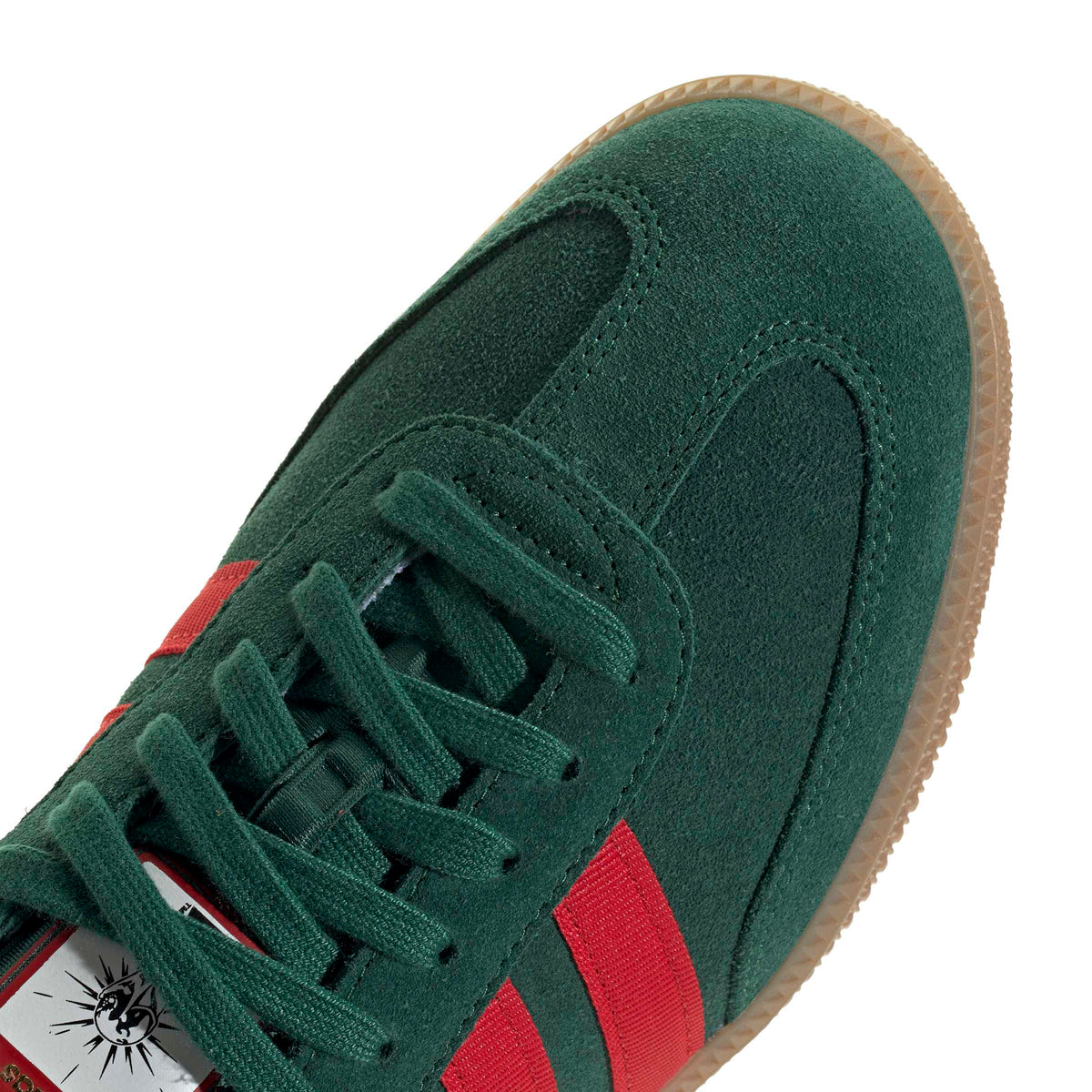 Adidas Samba OG — Green and Red (Men's)