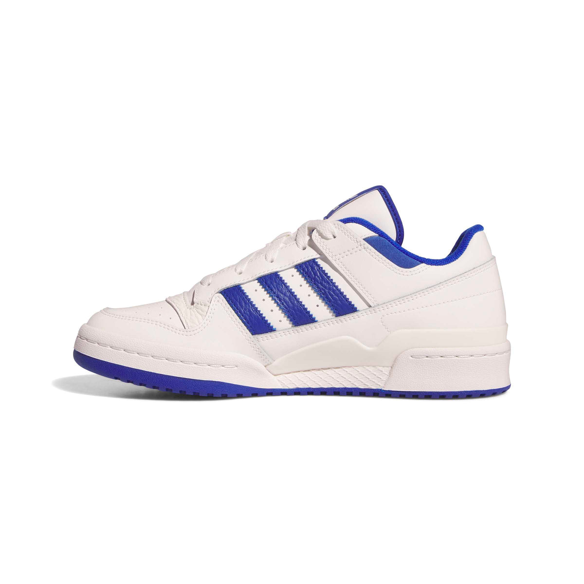Adidas Forum Low CL — Blanc et bleu roi (Homme)
