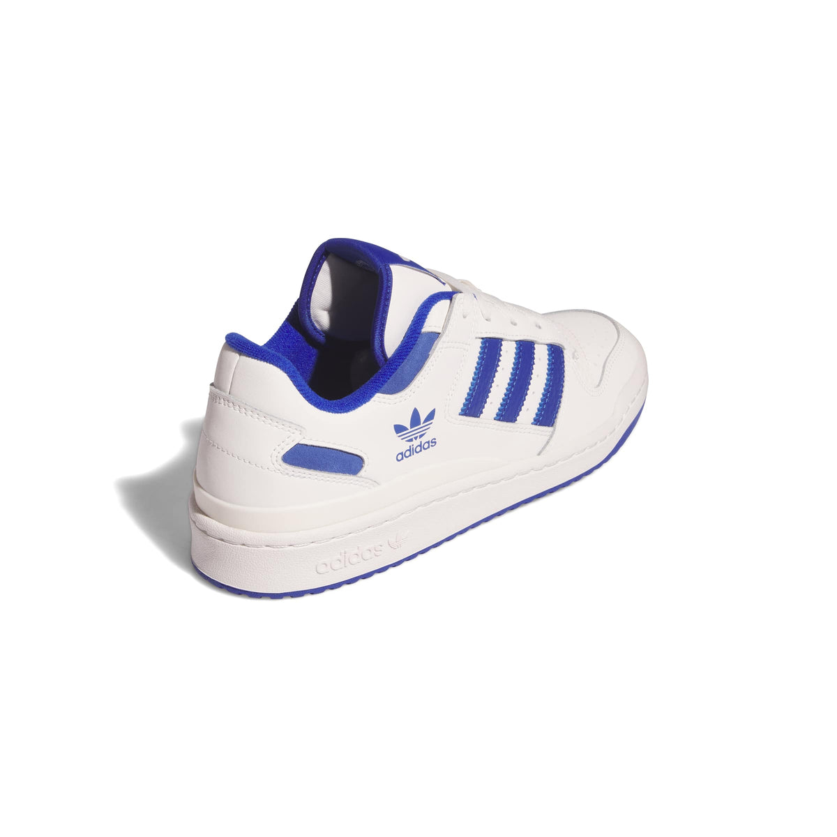 Adidas Forum Low CL — Blanc et bleu roi (Homme)