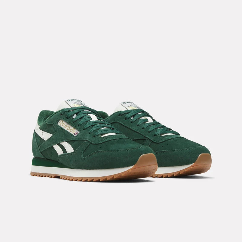 Reebok Classic Leather ripple — Vert (Homme)