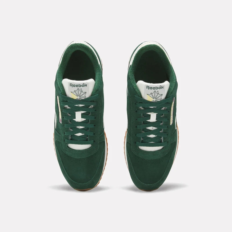 Reebok Classic Leather ripple — Vert (Homme)