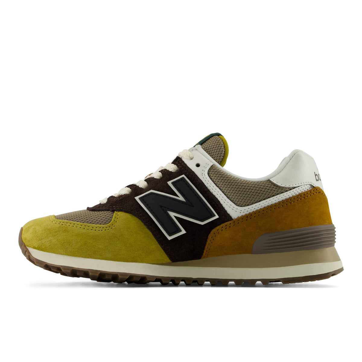 New Balance 574 — Brun et jaune (Homme)