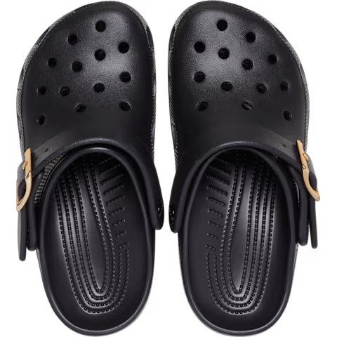 Crocs Classic metallic buckle Clog W