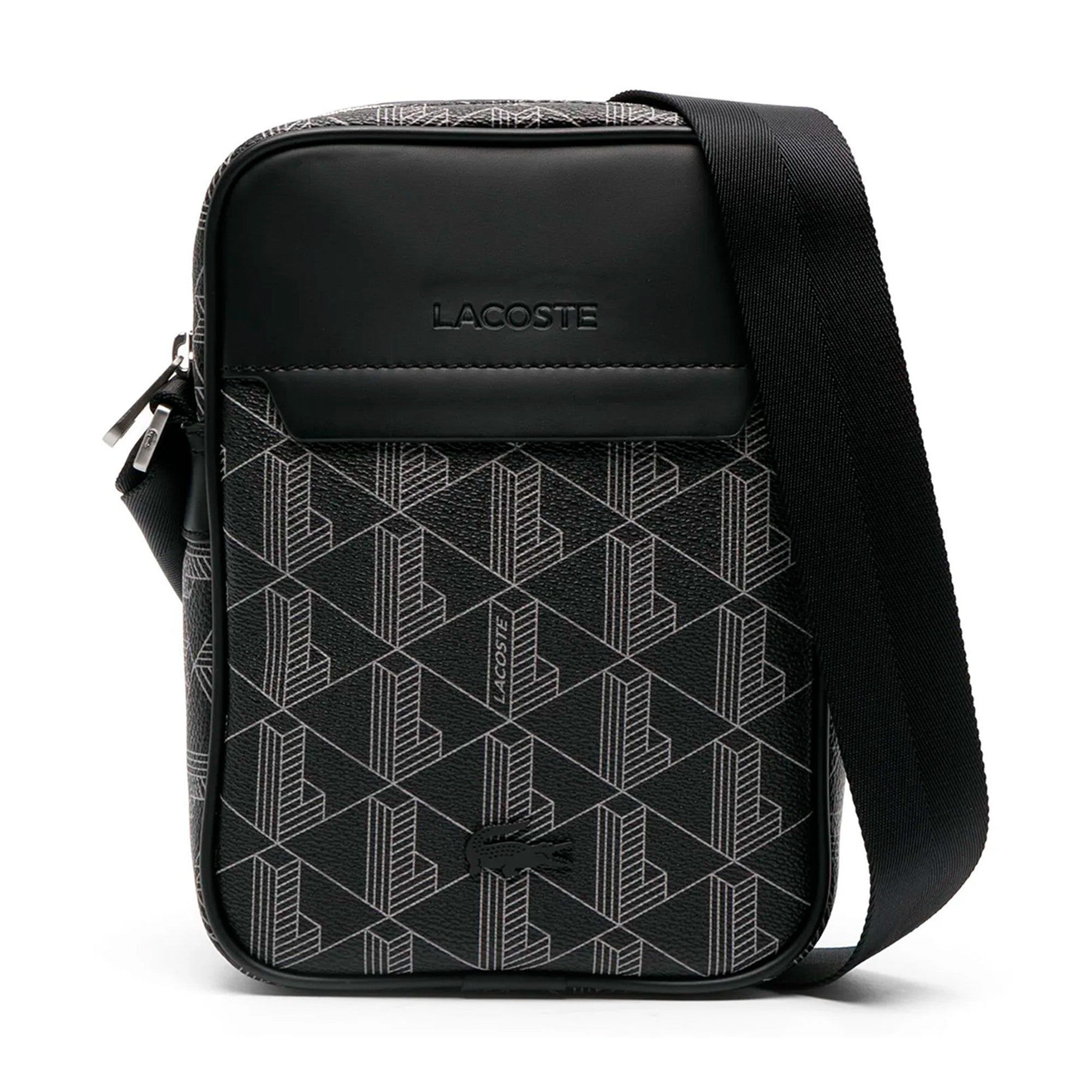 Lacoste Vertical Camera Bag — Noir (Homme) – Sports Uptown