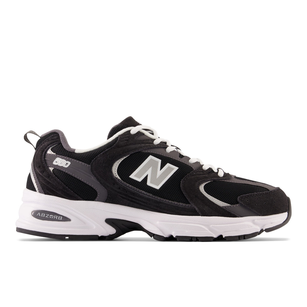 New Balance 530 — Noir et Blanc (Homme)