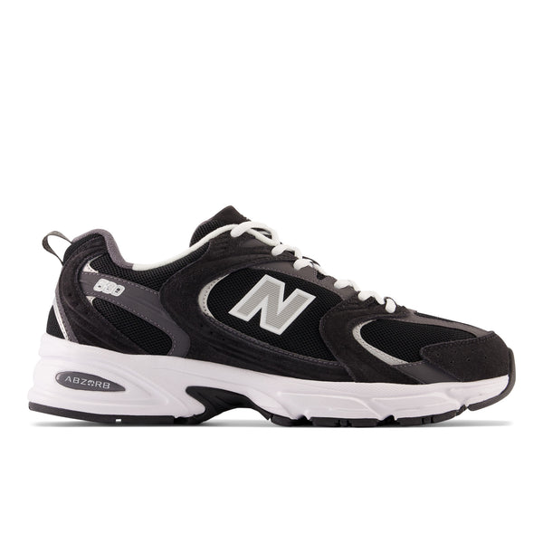 New Balance 530 — Noir et Blanc (Homme)