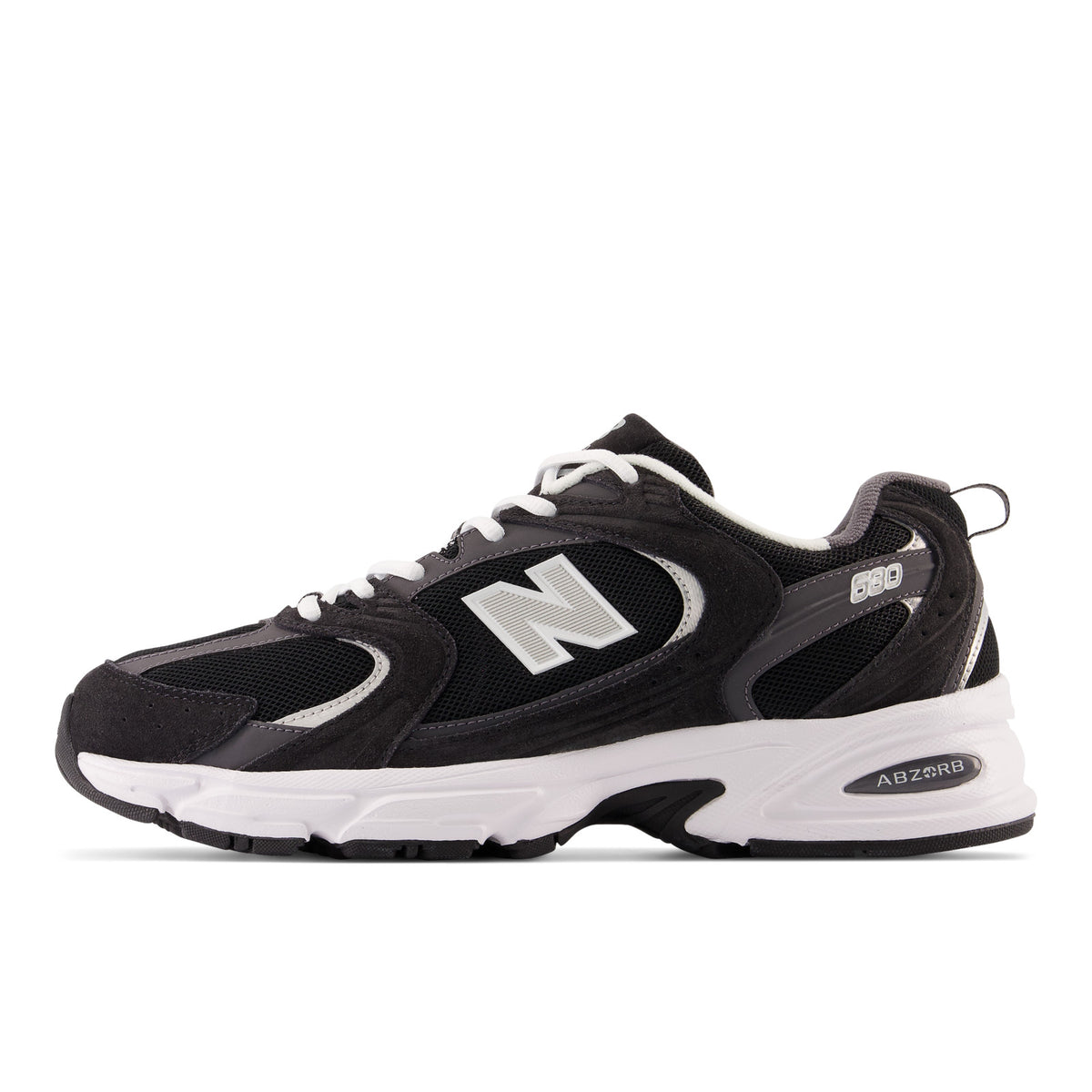 New Balance 530 — Noir et Blanc (Homme)