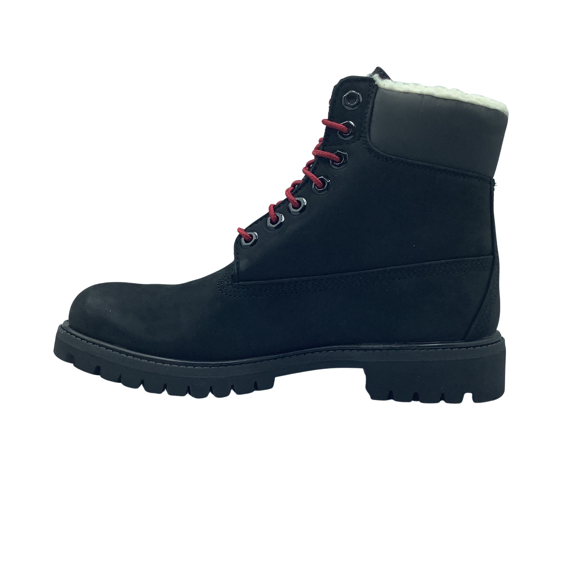 Navy blue and red on sale timberlands