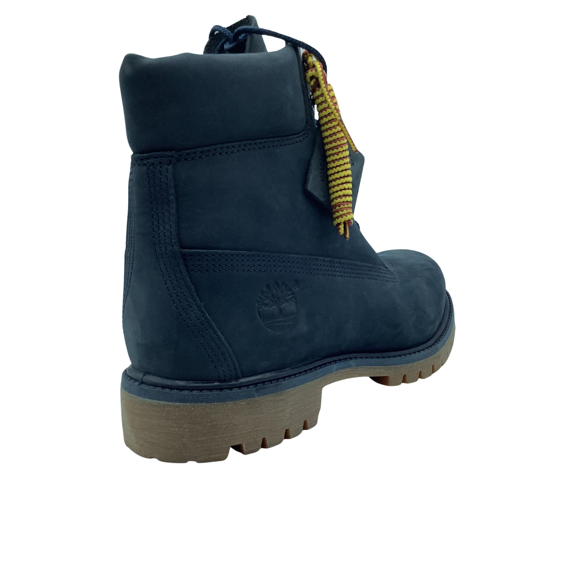 Navy blue and gold on sale timberlands